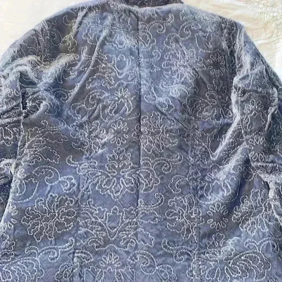 J Jill velour embroidered blazer - Picture 6 of 6